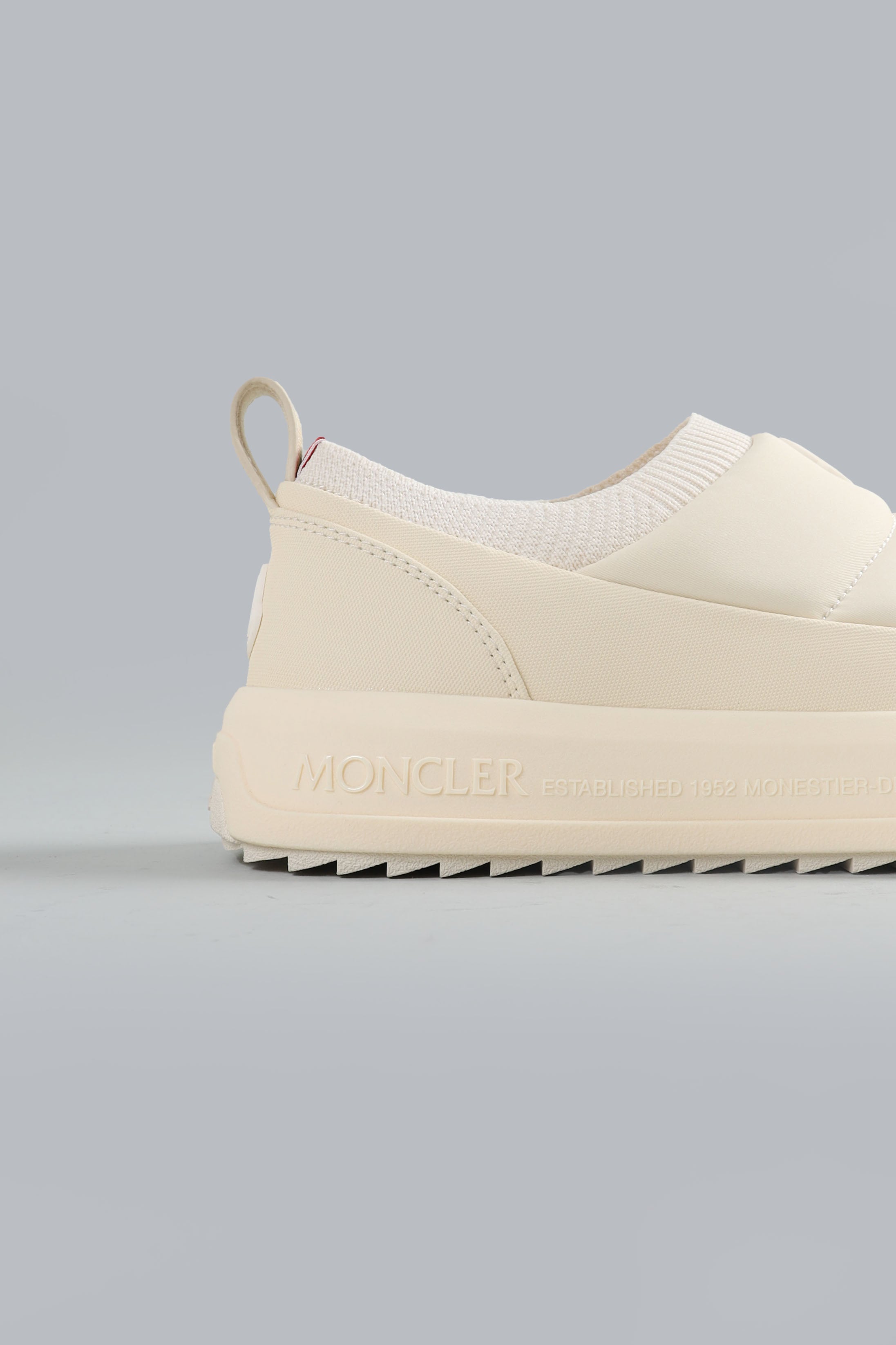 MONCLER MONPULSE SLIP ON SNEAKERS White WOMEN SHOES