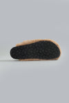 Sabot Frange Pelliccia Clogs Beige