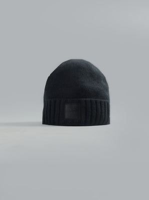 CASHMERE_STONE ISLAND GHOST BEANIE NAVY BLUE