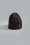 CASHMERE_STONE ISLAND GHOST BEANIE DARK BROWN