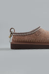 TASMAN BIARRITZ SLIPPERS DARK TAUPE
