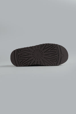 TASMAN BIARRITZ SLIPPERS DARK TAUPE