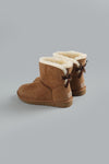MINI BAILEY BOW ANKLE BOOTS LIGHT BROWN LIGHT BROWN
