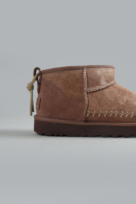 CLASSIC ULTRA MINI BIARRITZ ANKLE BOOTS DARK TAUPE DARK TAUPE
