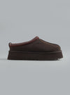 TAZZ SLIPPERS DARK BROWN DARK BROWN