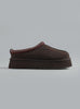 TAZZ SLIPPERS DARK BROWN DARK BROWN