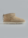 CLASSIC ULTRA MINI BIARRITZ ANKLE BOOTS LIGHT BEIGE LIGHT BEIGE