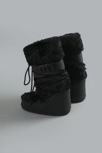 ICON FAUX FUR HIGH BLACK