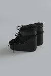 ICON LOW FAUX FUR BLACK