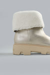 MONCLER AUREA MID ANKLE BOOTS Silver WOMEN SHOES