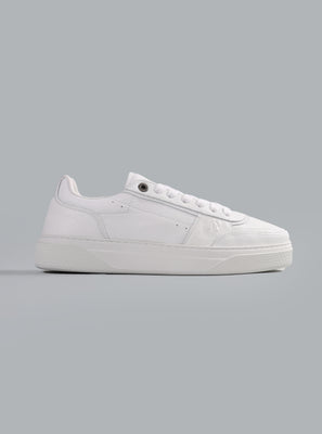 Initial leather Sneaker white
