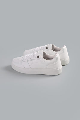 Initial leather Sneaker white