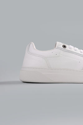 Initial leather Sneaker white
