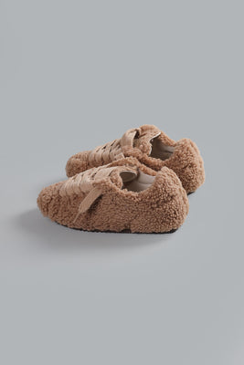 Tact Shearling Runner Brown