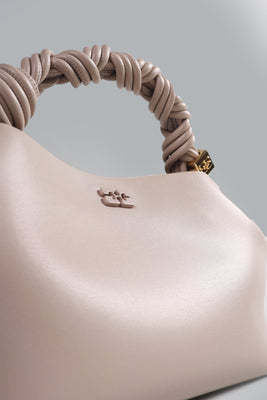 Ganni Bou Bag Small Oyster Gray