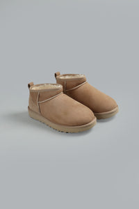 CLASSIC ULTRA MINI ANKLE BOOTS LIGHT BEIGE