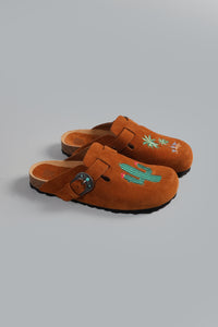 Sabot Palm and Cactus Clogs