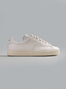 grain leather warwick sneaker white