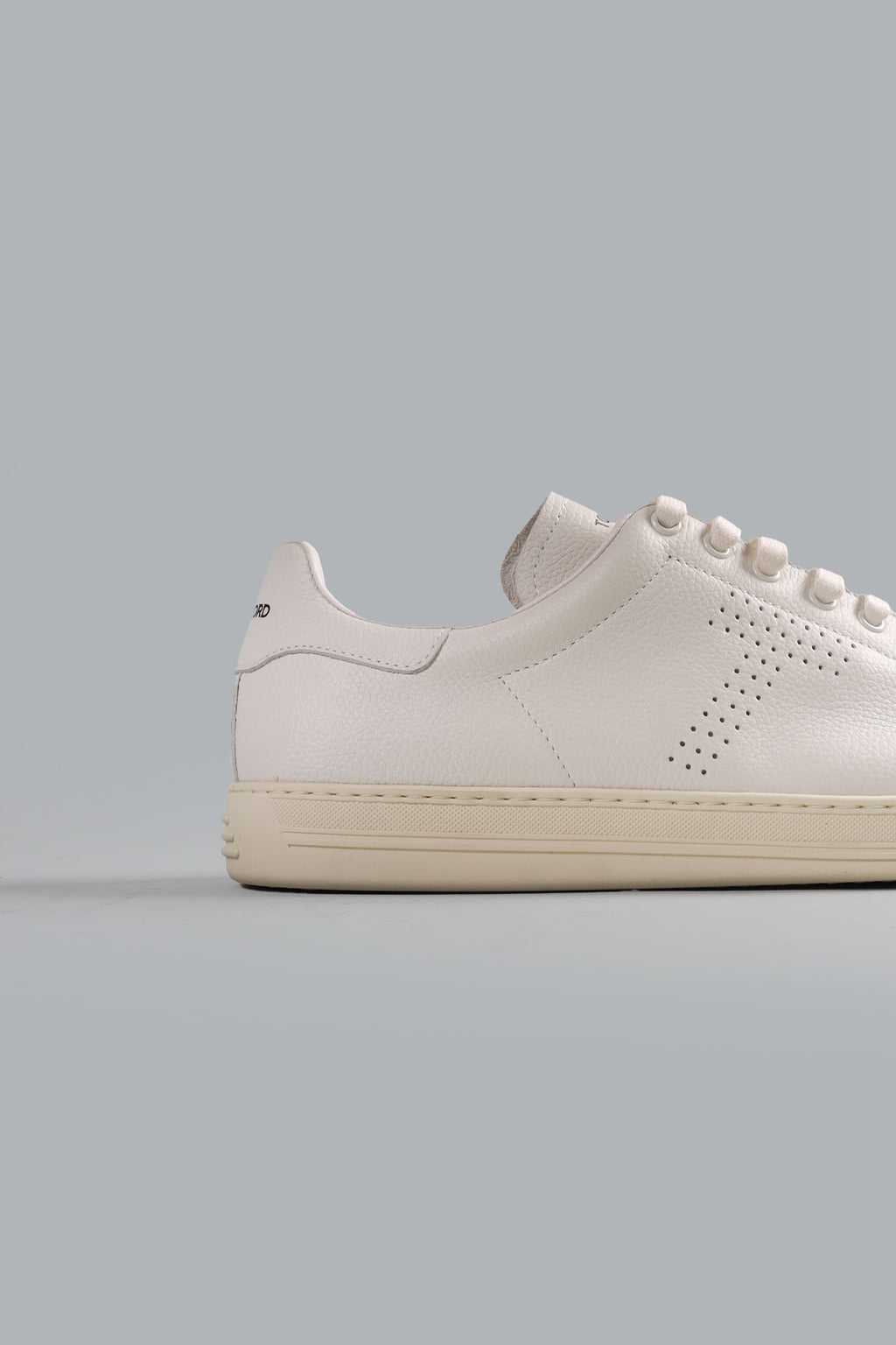 grain leather warwick sneaker white