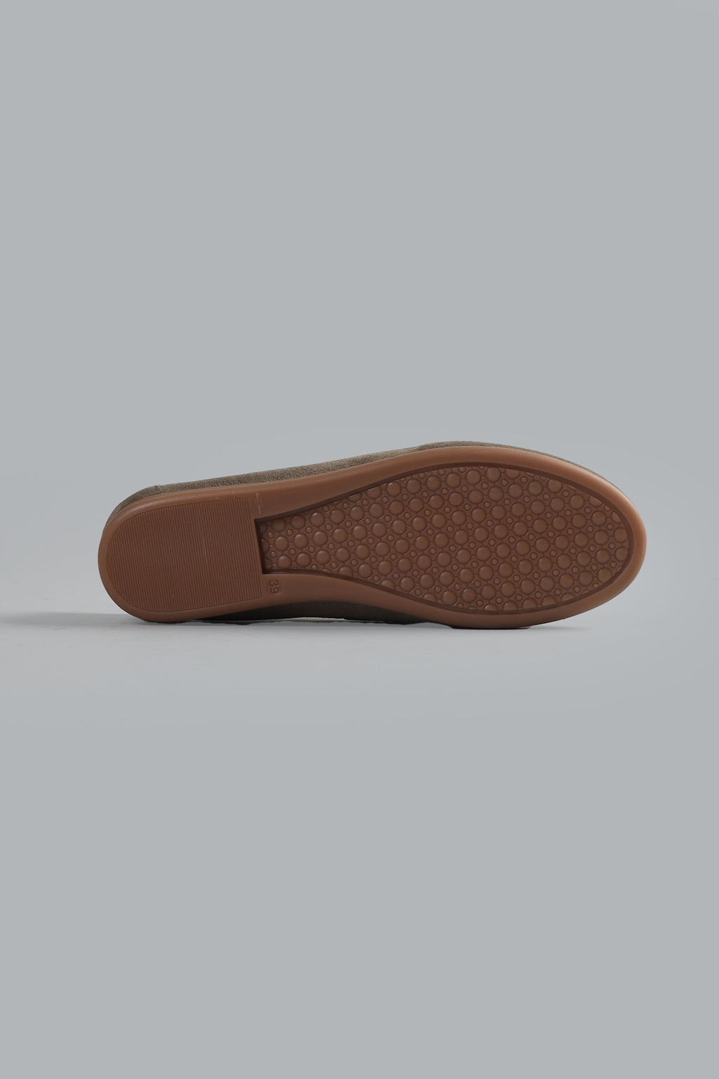 Bootvormige loafers van geborsteld suède, kaki