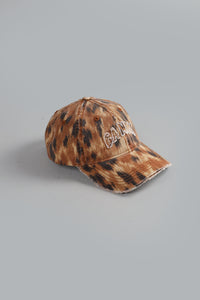 Washed Cotton Print Canvas Cap