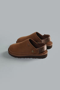 M GOLDENCOAST CLOG II NUBUCK DARK CHESTNUT