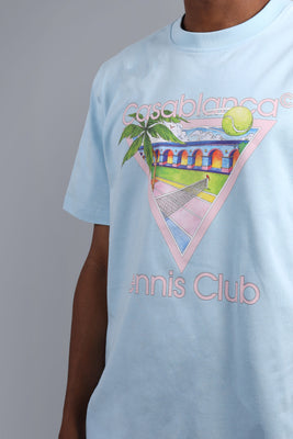 Tennis Club Icon Light Blue