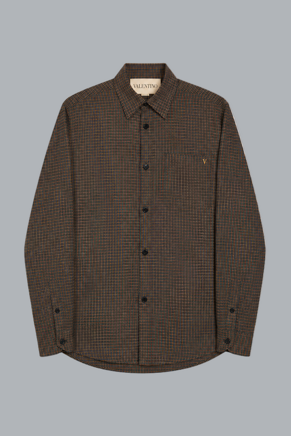 VGOLD MICRO GINGHAM SHIRT