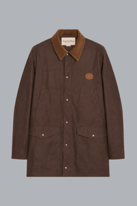 VLOGO SIGNATURE CANVAS COAT