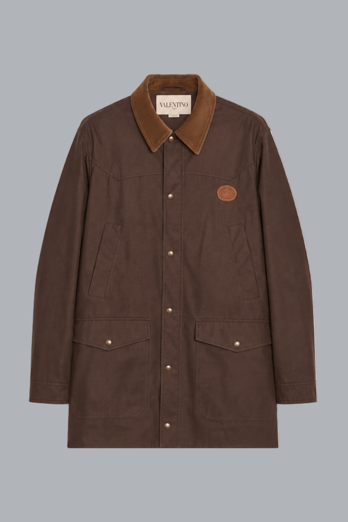 VLOGO SIGNATURE CANVAS COAT