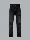 AMIRI LEATHER STRAIGHT MX1 JEANS