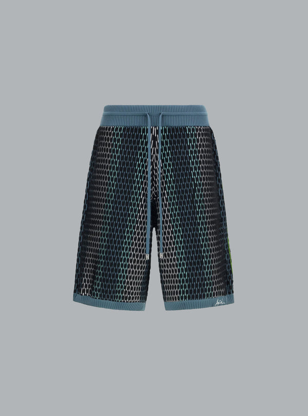 STRIPED SHORT BLUE
