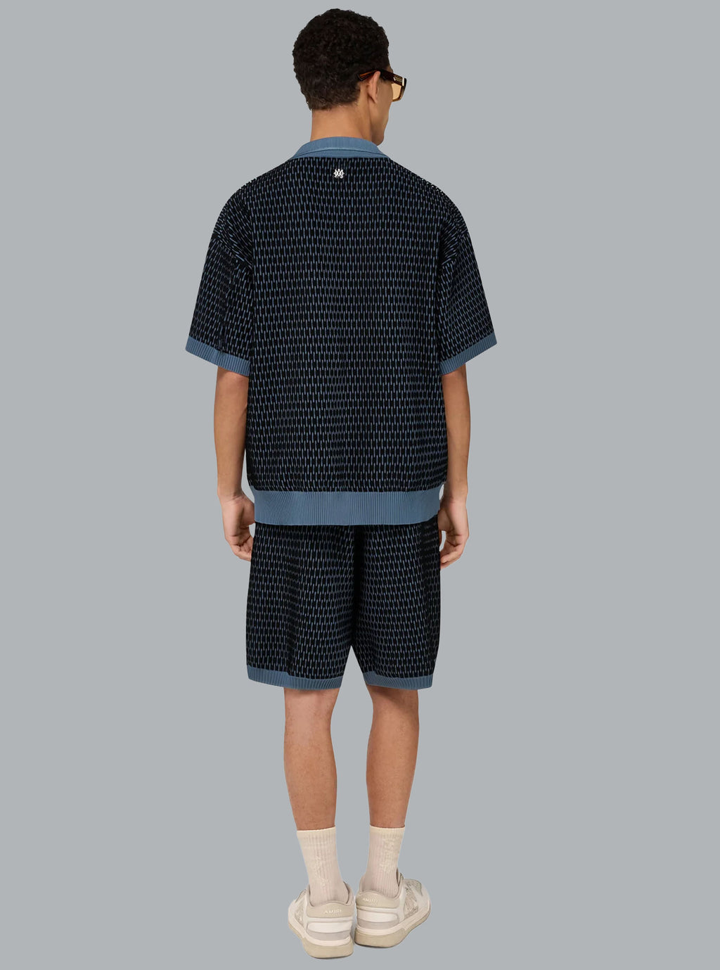 STRIPED POLO BLUE