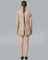 Back Slit Light Beige