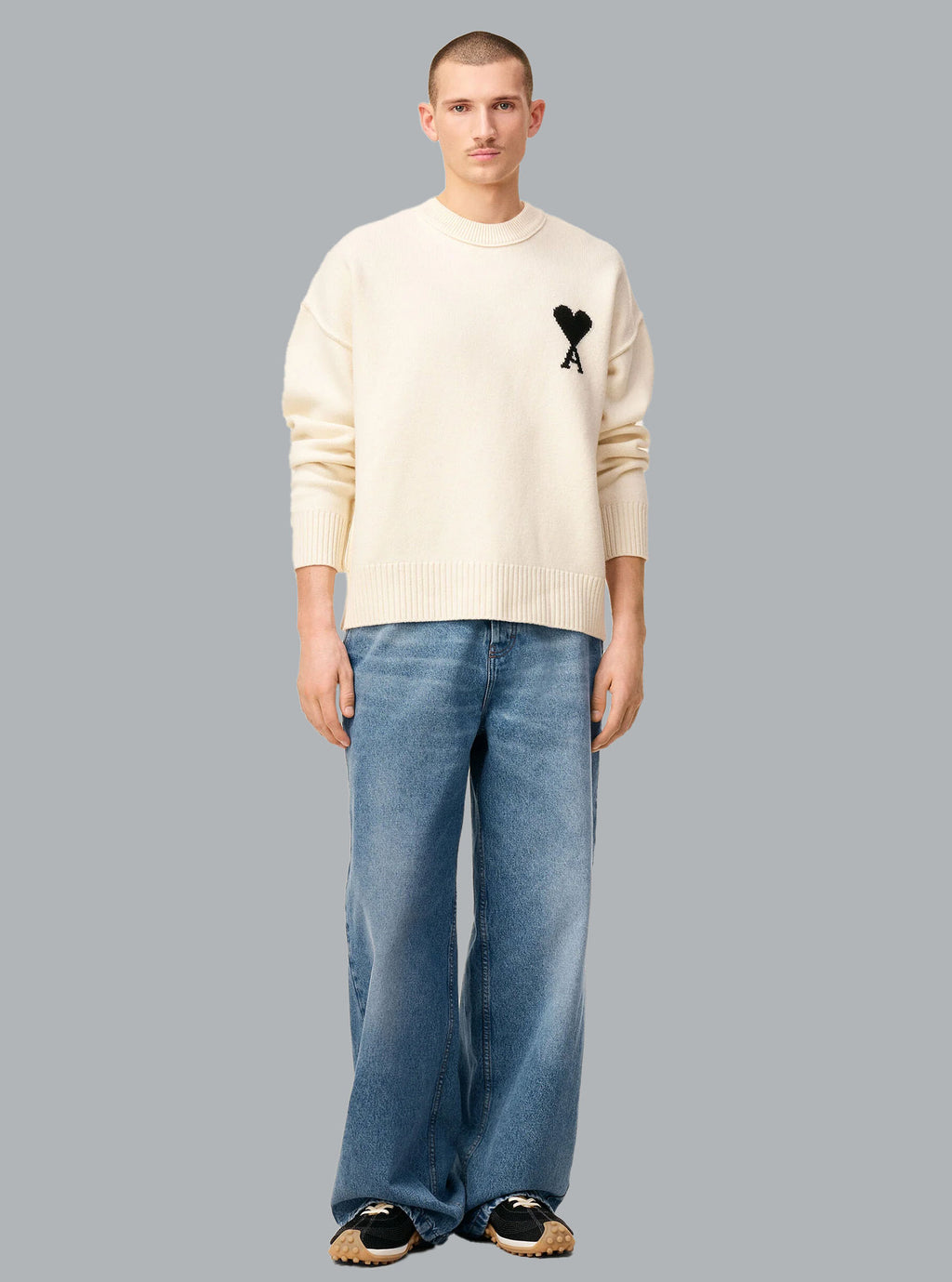 WIDE FIT JEANS BLUE