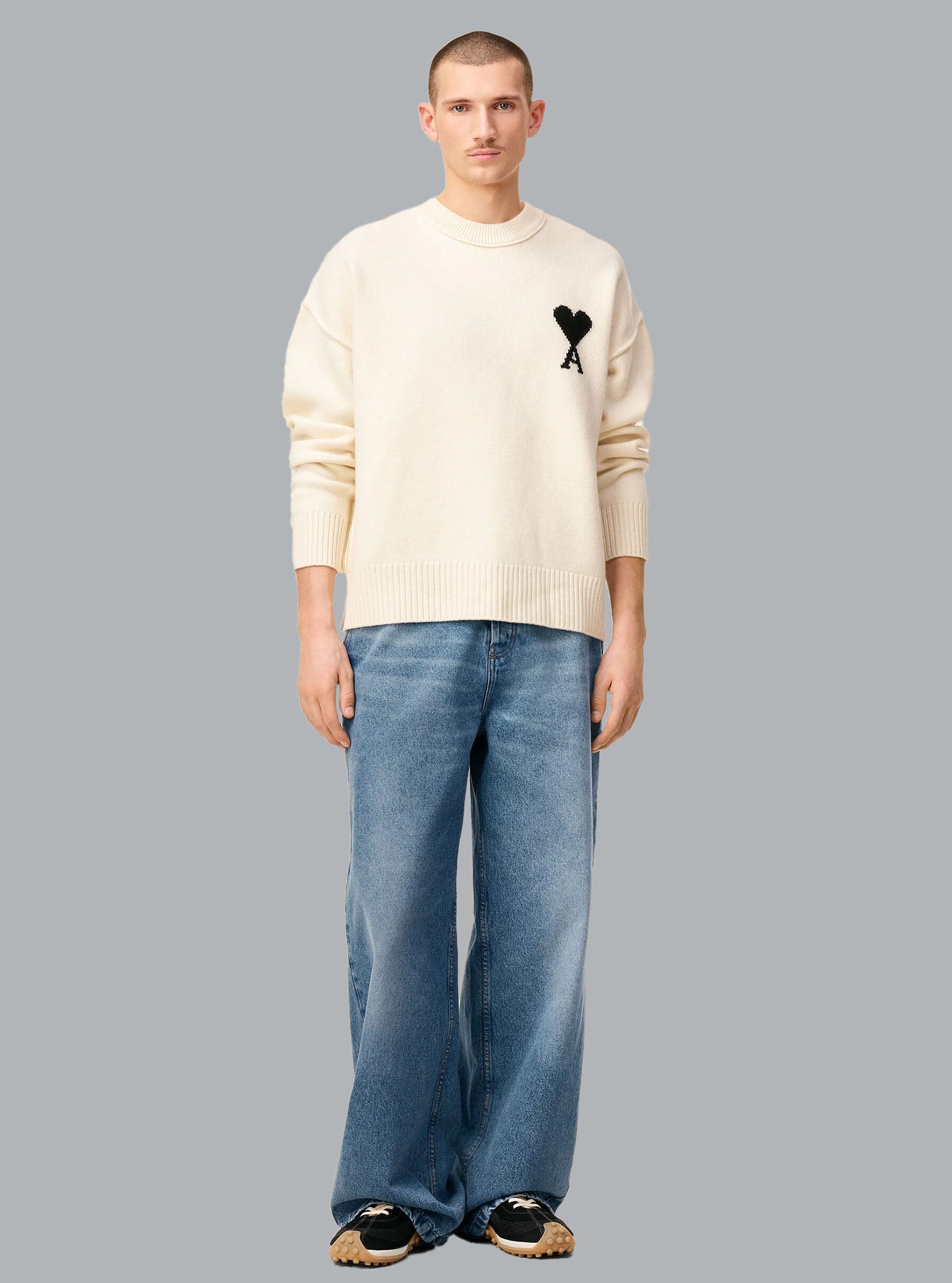 WIDE FIT JEANS BLUE