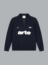 ARTE ANTWERP KNIT POLO SHIRT Navy