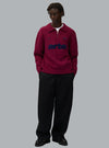 KNIT POLO SHIRT BURGUNDY