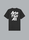ARTE FOR ALL LOGO T-SHIRT BLACK