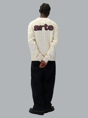 ARTE ANTWERP ARTE KNIT CREWNECK Off White