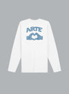 ARTE ANTWERP DIELS STITCH LOGO LONG SLEEVE T-SHIRT White