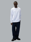 ARTE ANTWERP DIELS STITCH LOGO LONG SLEEVE T-SHIRT White