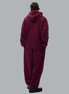 ARTE HEART LOGO SWEATPANTS BURGUNDY