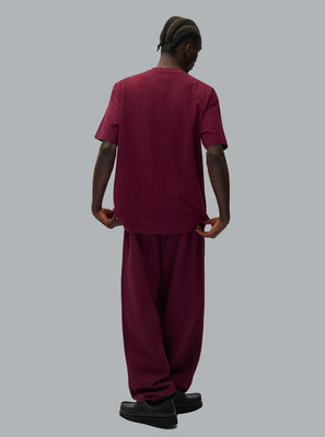ARTE HEART LOGO T-SHIRT BURGUNDY