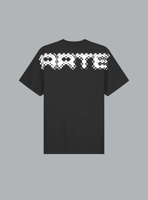 ARTE ANTWERP PIXEL BACK LOGO T-SHIRT BLACK
