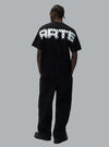 ARTE ANTWERP PIXEL BACK LOGO T-SHIRT BLACK