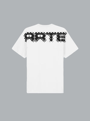 ARTE ANTWERP PIXEL BACK LOGO T-SHIRT White