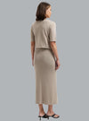 FLO SKIRT DARK BEIGE