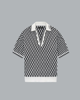 Checkered Black Dessin