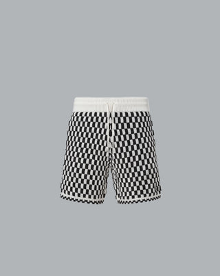 Checkered Black Dessin